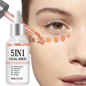 Vitamin C Serum Manufacturer - 5 in 1 Whitening Anti Age 30% Vitamin C 5% Niacinamide 10% Vitamin E