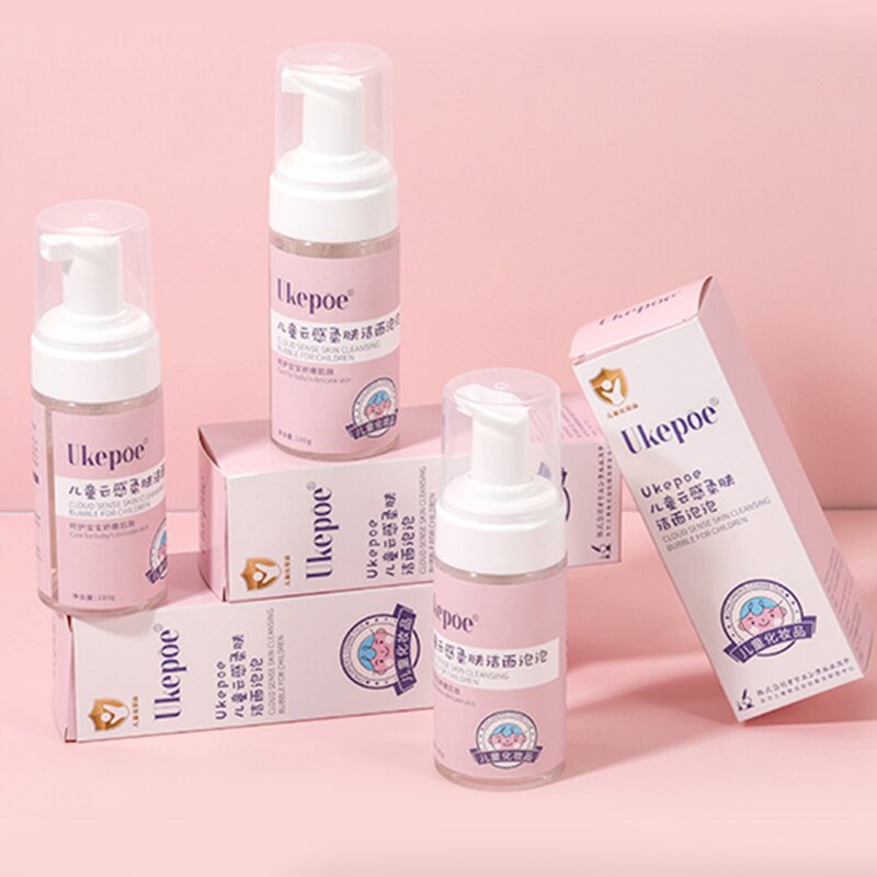 Baby Facial Cleanser Manufacturer - Private Label Organic Kids Foaming Ultra Gentle Cloud Sense Skin