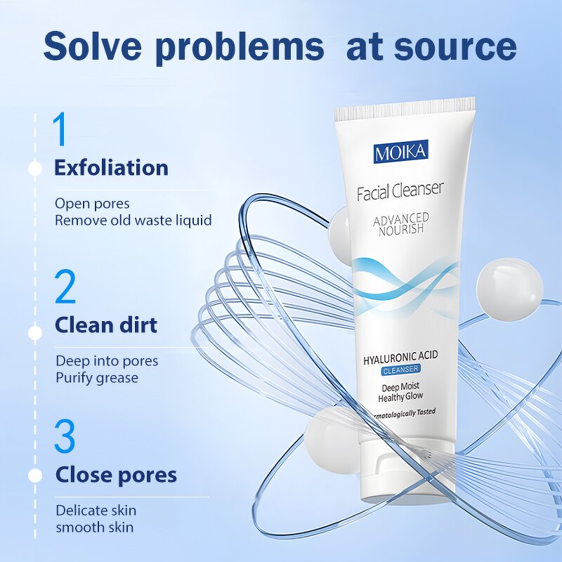 Facial Cleanser Manufacturer - Face Wash Deep Cleansing Oil Control OEM ODM Amino Acid