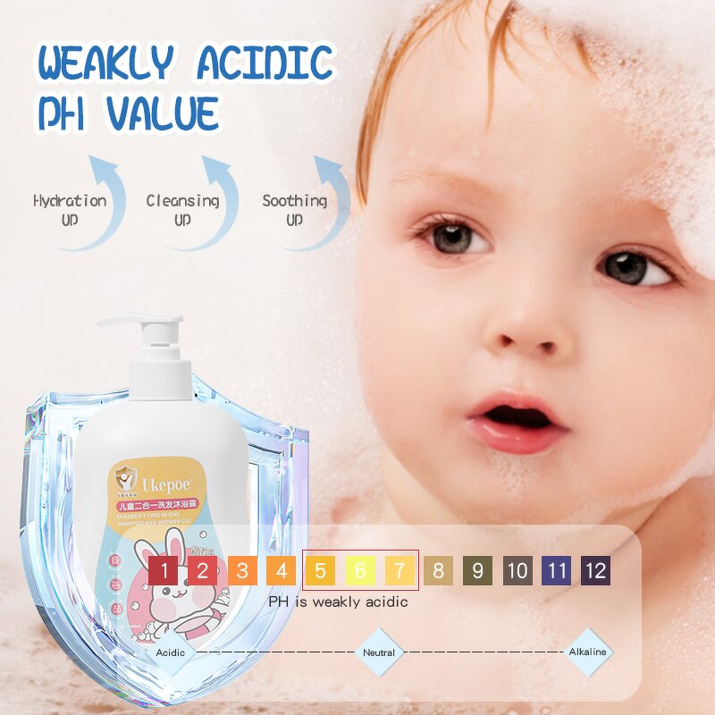 Baby Shampoo Gel Manufacturer - Children Gentle Care Organic 2 in 1 Soft Body Washing Whitening