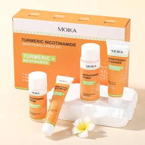 Turmeric Skin Care Set Manufacturer - Turmeric Kit Turmeric Facial Cleanser Facial Cream Lotion Portable Travel