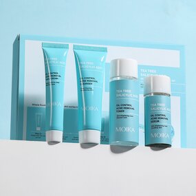 Acne Removal Cream Manufacturer - Tea Tree Salicylic Acid Korean Skincare Facial Anti Acne Anti Aging Set