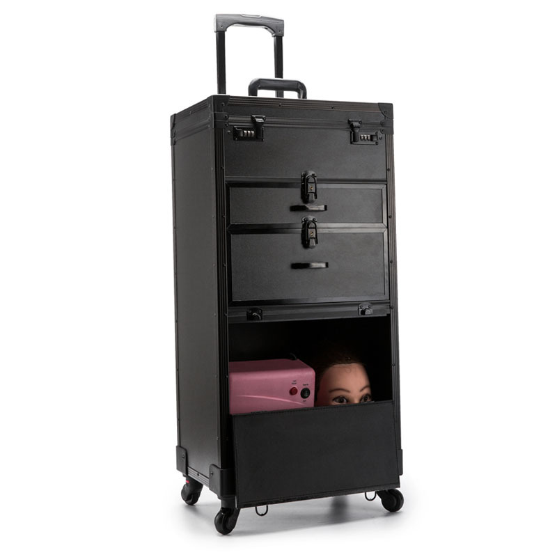 Beauty Toolbox Supplier - Double Password Stylist Trolley
