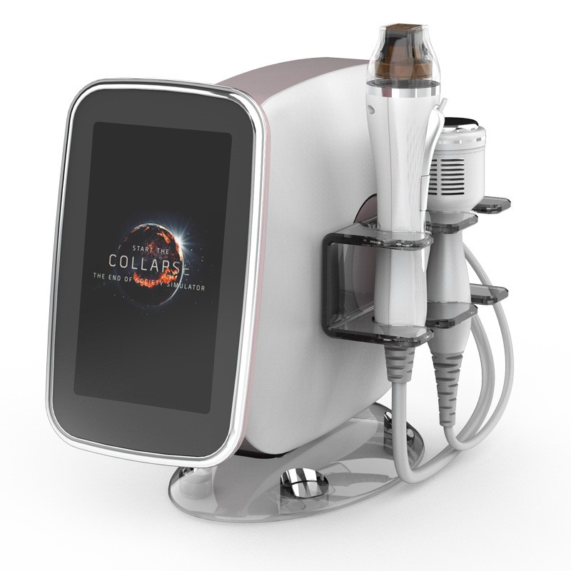 Double Handle RF Beauty Instrument Supplier - Gold Microneedle Refrigeration