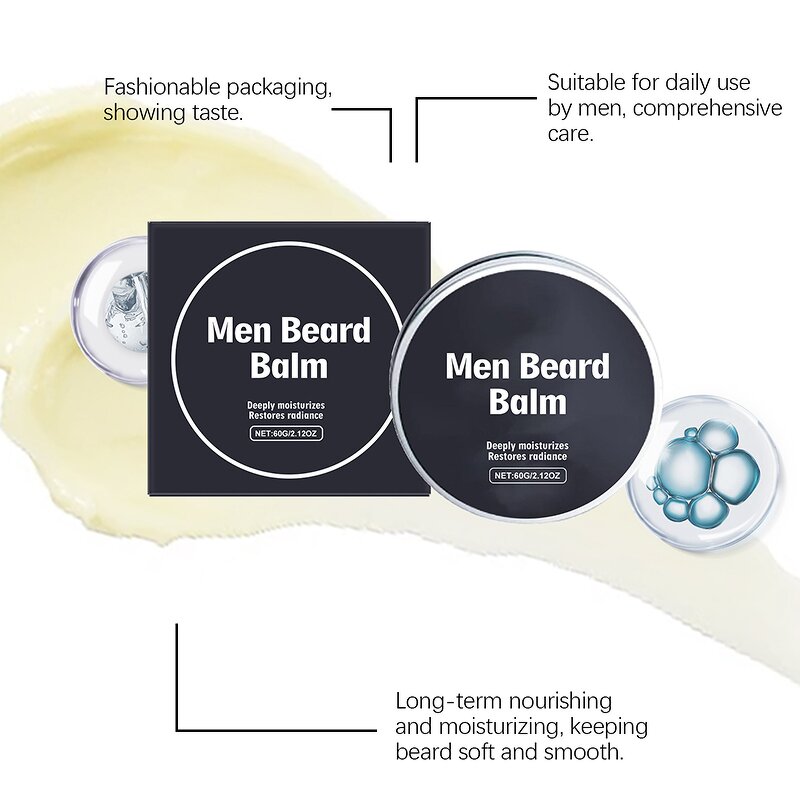 Beard Balm Manufacturer - OEM 60g Private Label Natural Organic Men