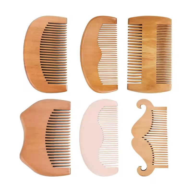 Massage Comb Manufacturer - Factory Natural Custom Supplies Static Head Wood Meridian Scalp Wide Tooth Sandalwood
