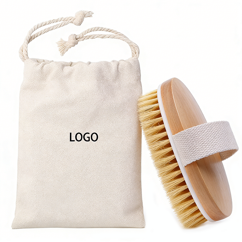 Body Brush Manufacturer - Custom Logo Dry Skin Wooden Bamboo Sisal Bristle