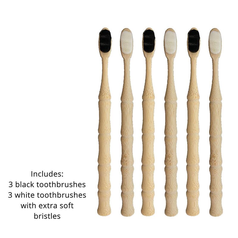 Toothbrush Manufacturer - New Arrival Natural Charcoal Adult Eco-friendly Bamboo Super Soft Gentle