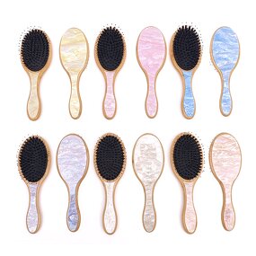 Hair Brush Manufacturer - Factory High Quality air Cushion Acetate Bamboo Boar Bristle Detangling