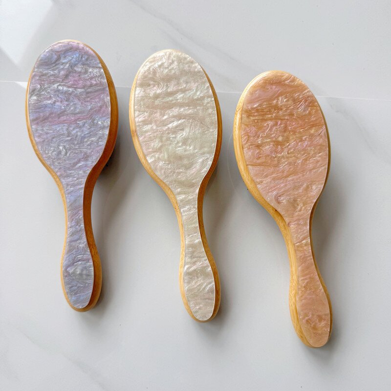 Hair Brush Manufacturer - Factory High Quality air Cushion Acetate Bamboo Boar Bristle Detangling