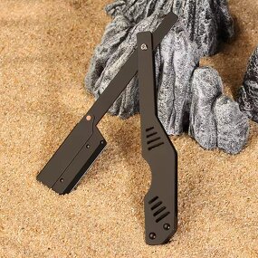 Shaving Razor Manufacturer - Custom Logo Professional Straight Edge Single Edge Folding