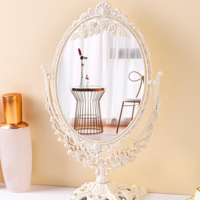 New Arrival Princess Decorative Mirror Private logo European Style Vanity Mirror Gorgeous Makeup Mirror