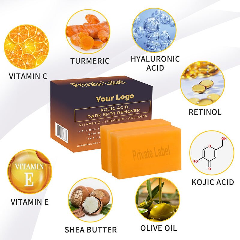 Soap Manufacturer - Hot Selling Turmeric Kojic Acid Skin Whitening Private Label