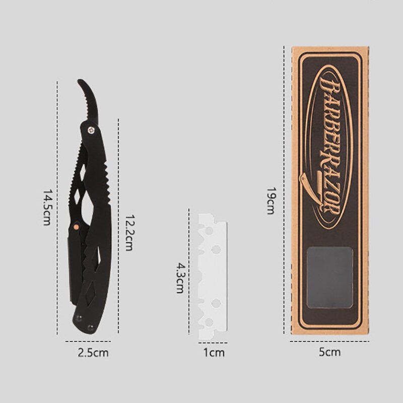 Shaving Razor Manufacturer - Barber Knife Replaceable Blade Folding Haircut Contouring