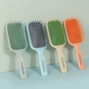 Hair Brush Manufacturer - Wholesae Custom Logo Professional Massage Airbag Detangling Plastic Nylon