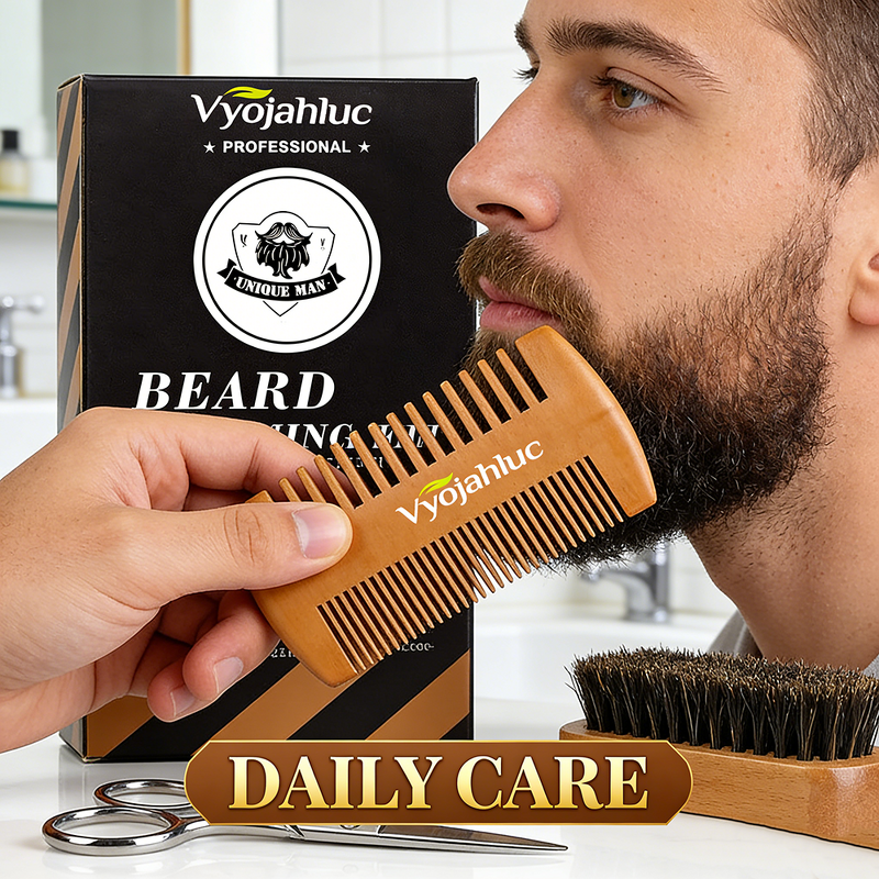 Beard Grooming Kit Manufacturer - Private Label Beard Growth Kit Cleaning Rolling Serum Roller Gift Set