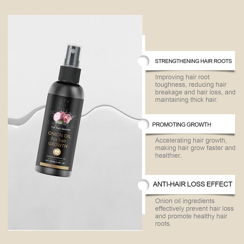 Hair Growth Spray Manufacturer - Private Label Organic Onion Oil Fast Hair Growth