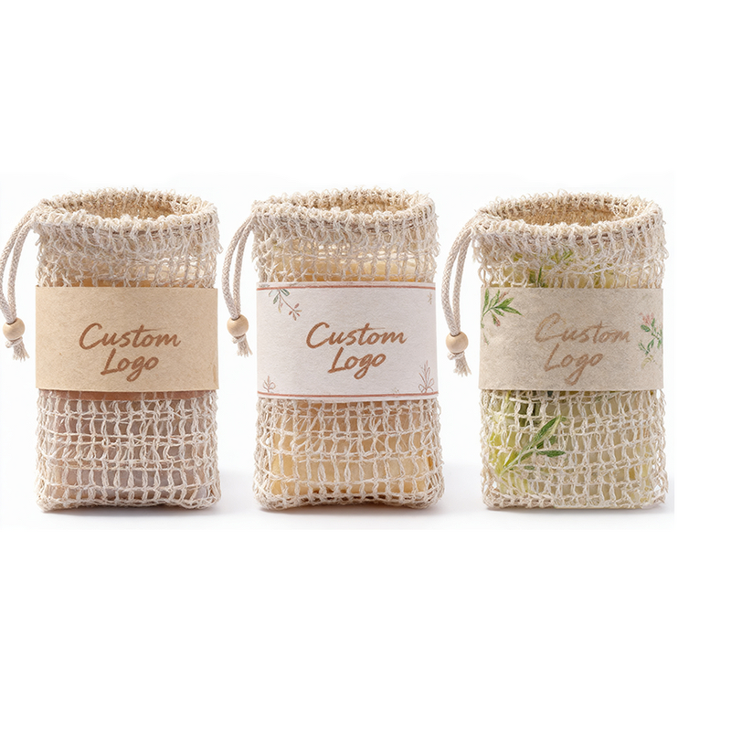 Soap Bag Manufacturer - Wholesale Eco Friendly Jute Sisal Biodegradable Exfoliating Pouch