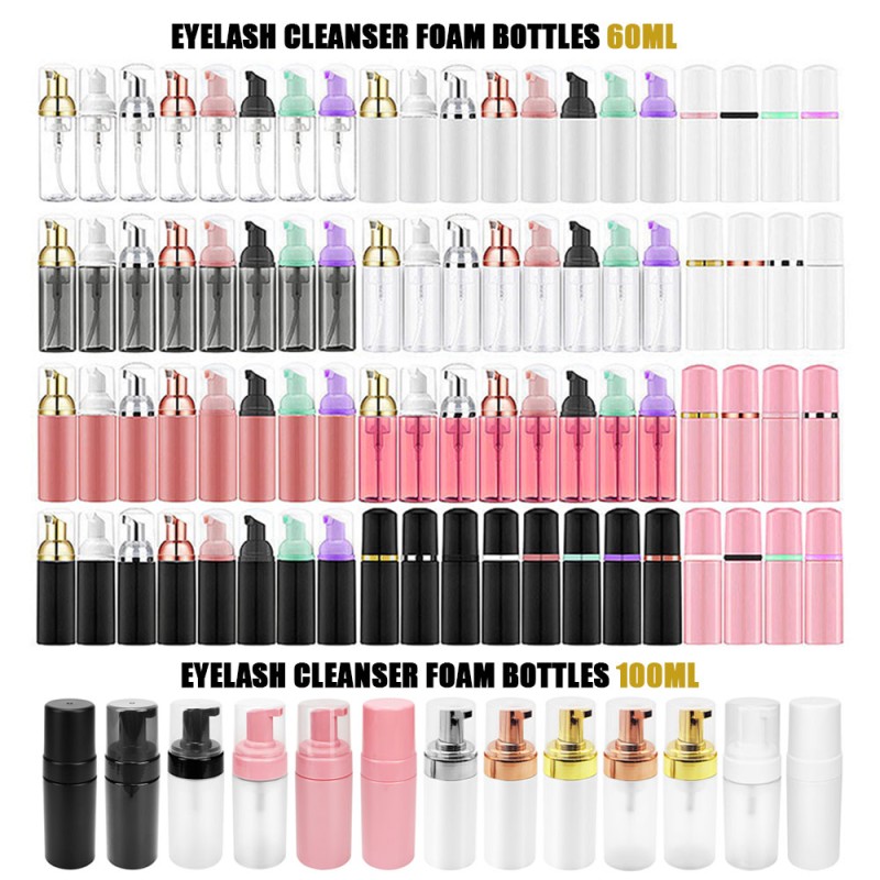 Lash Wash Supplier - OEM 60ml Natural False Eyelash Bulk Cleaning Foam
