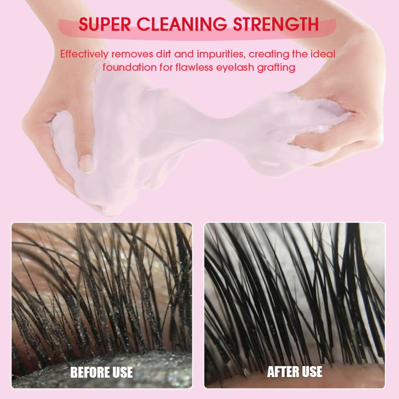 Lash Cleanser Factory - OEM Custom Logo Strawberry Whipped Cream 100ml Cleaner