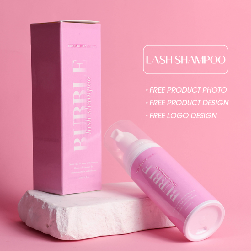 Lash Wash Supplier - OEM 60ml Natural False Eyelash Bulk Cleaning Foam