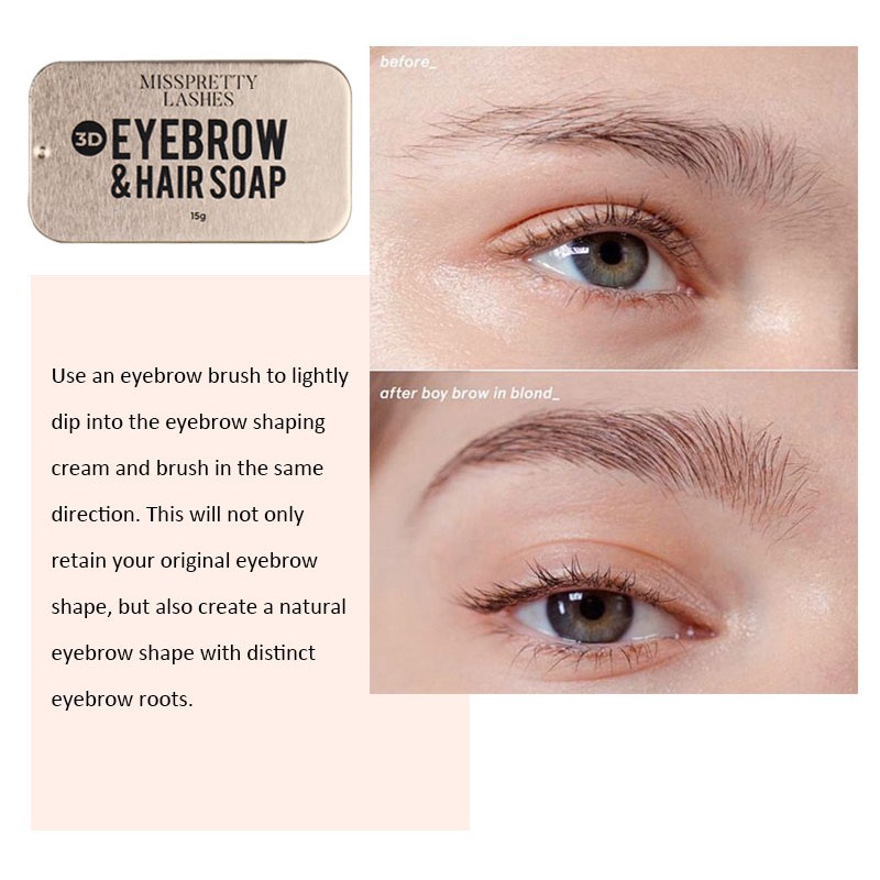 Eyebrow Gel Pen Supplier - OEM Vegan Waterproof Brow Styling Soap Pen