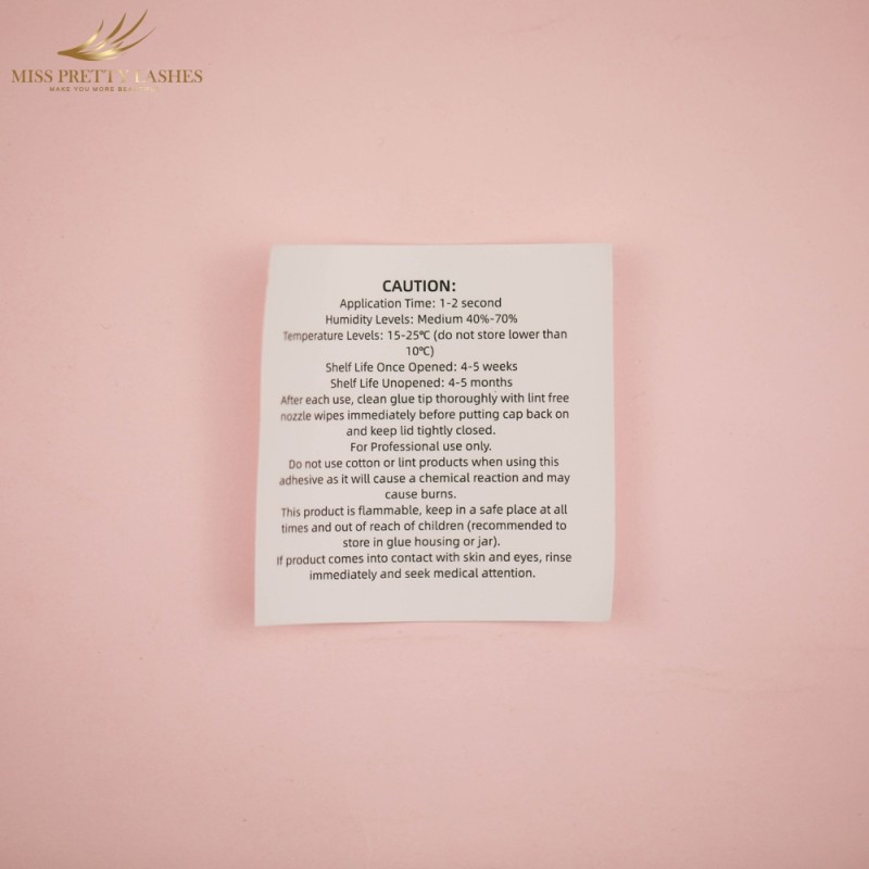 Eyelash Glue Factory - OEM Pink 5ml Waterproof Oil Proof Private Label