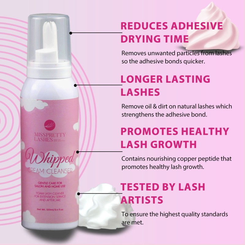 Lash Cleanser Factory - OEM Vegan Cruelty Free No Tear Foam Cleaner