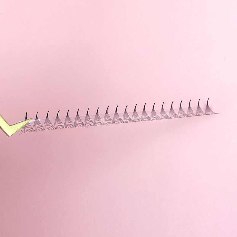 Premade Fans Supplier - OEM Handmade 4D Short Stem Pointy Base 8D Box