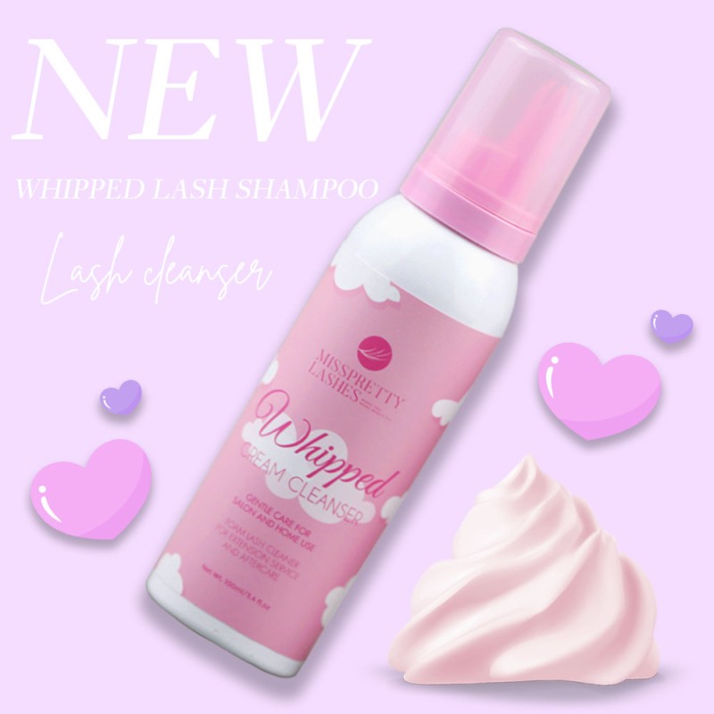Lash Cleanser Supplier - OEM Whipped Cream Rose Scent Eyelash Extension Shampoo