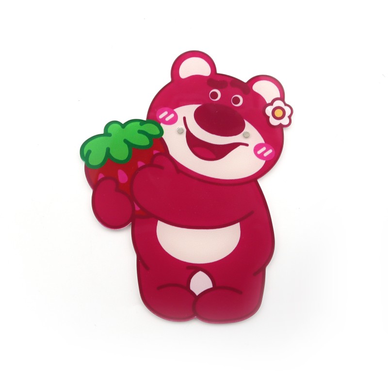 Lash Tile Manufacturer - OEM Strawberry Bear Magnetic Acrylic Pallet Holder