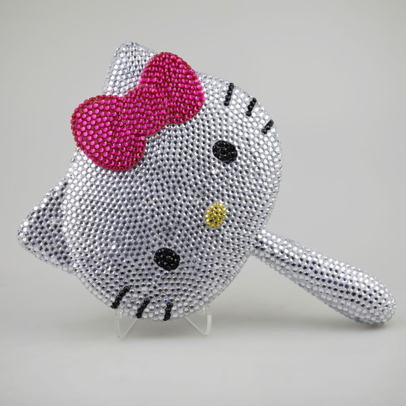 Lash Mirror Supplier - OEM Portable Diamond Style Travel Makeup Tool