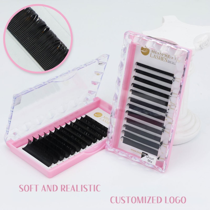 Eyelash Extension Manufacturer - OEM 6mm-25mm Multiple Curl Lash Trays