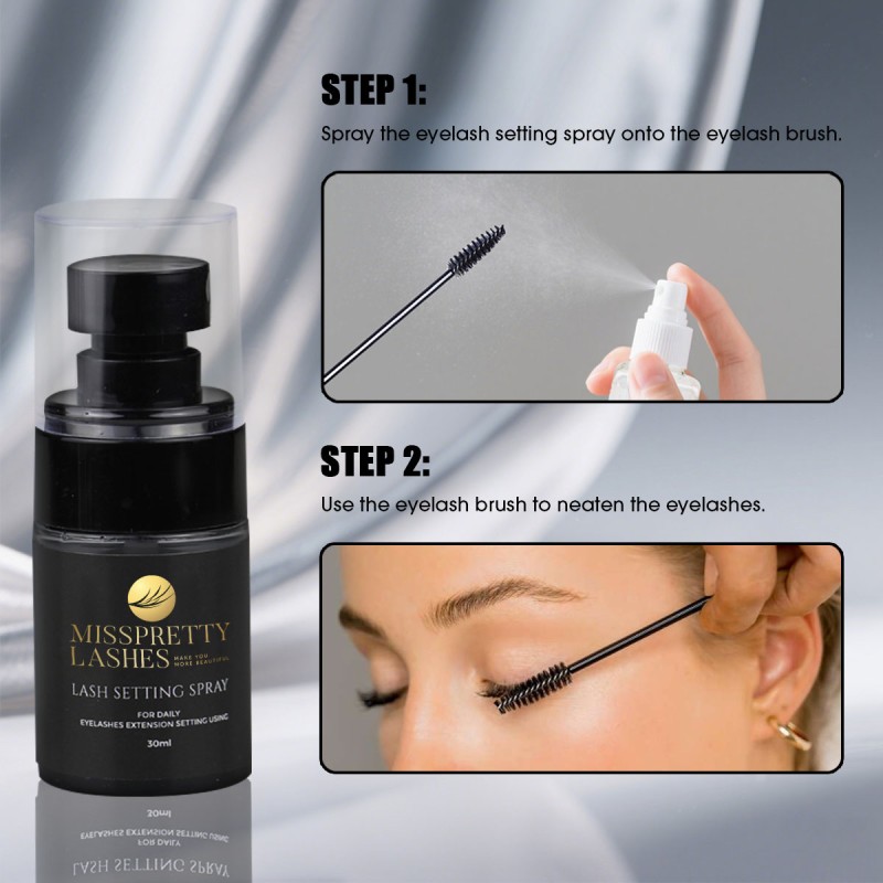 Eyelash Setting Spray Manufacturer - OEM Long Lasting Gentle Non-Irritating Spray
