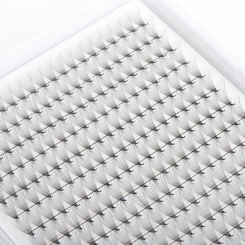Eyelash Extension Factory - OEM 10D Apical Root 0.07 Base Fan Cluster