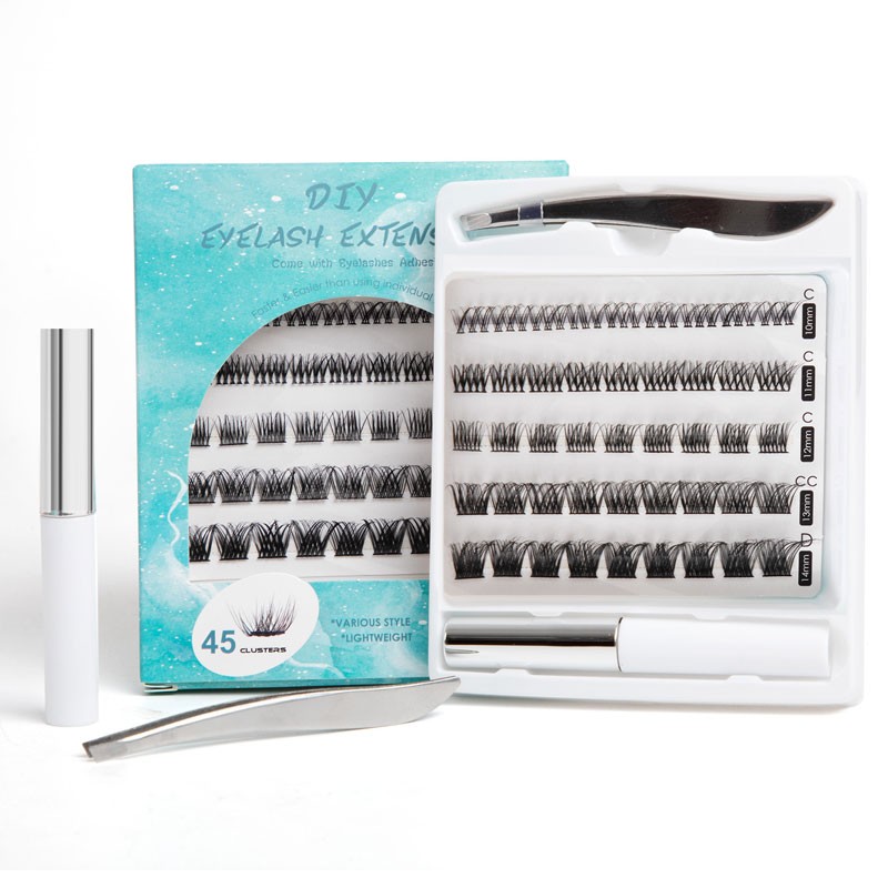 Eyelash Extension Kit Factory - OEM 45 Clusters Personalized Cluster Lashes