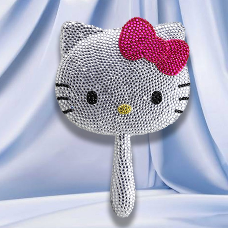 Makeup Mirror Factory - OEM Portable Plastic Lash Mirror Diamond Style