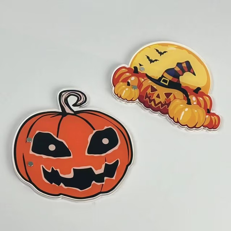 Lash Plate Manufacturer - Wholesale Christmas Halloween Acrylic Magnetic Tile