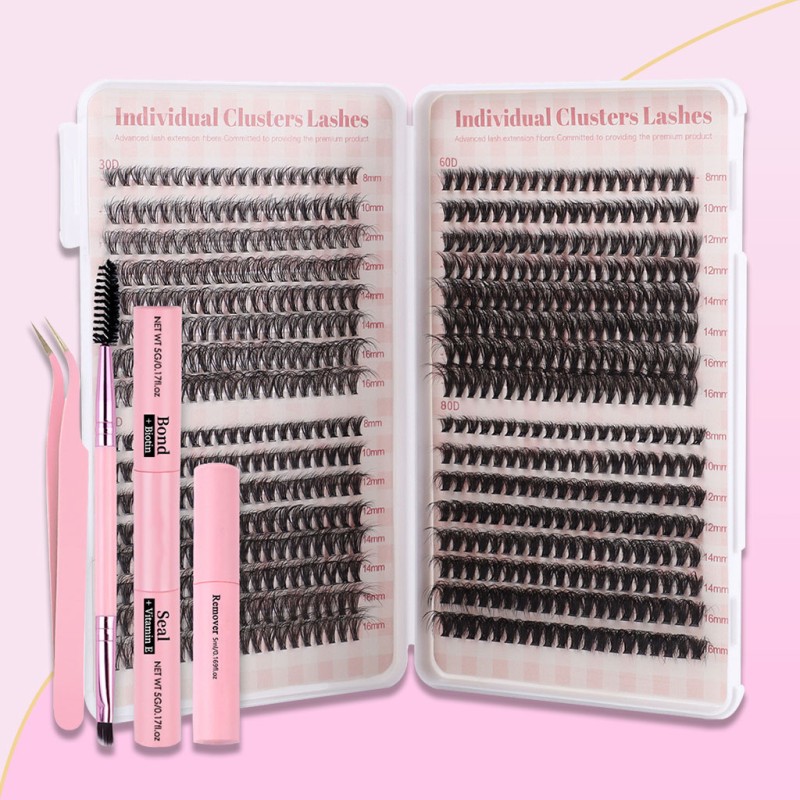 Eyelash Extension Supplier - Wholesale New DIY Single Cluster Set 640 Mixed