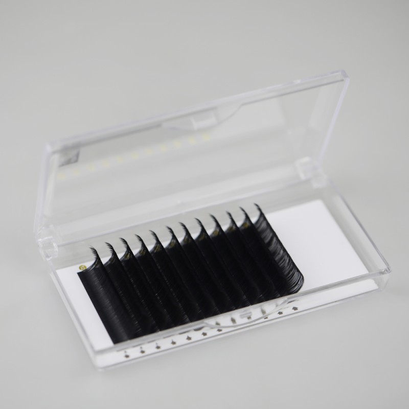 Eyelash Extension Manufacturer - OEM Handmade Korean PBT Fiber Synthetic Lashes