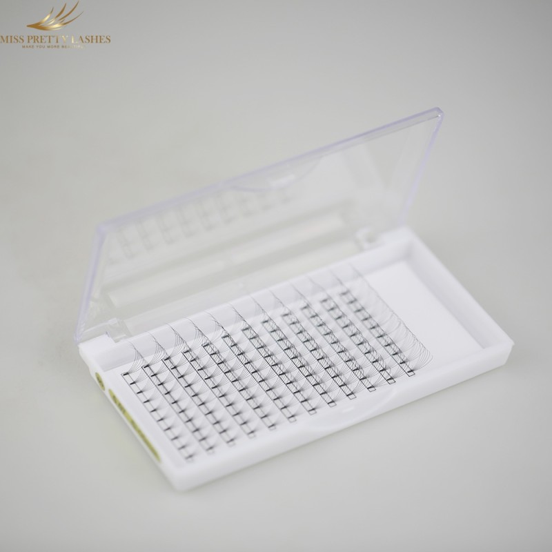 Premade Fans Manufacturer - OEM Silk 3D-10D Short Long Stem Pointy Base