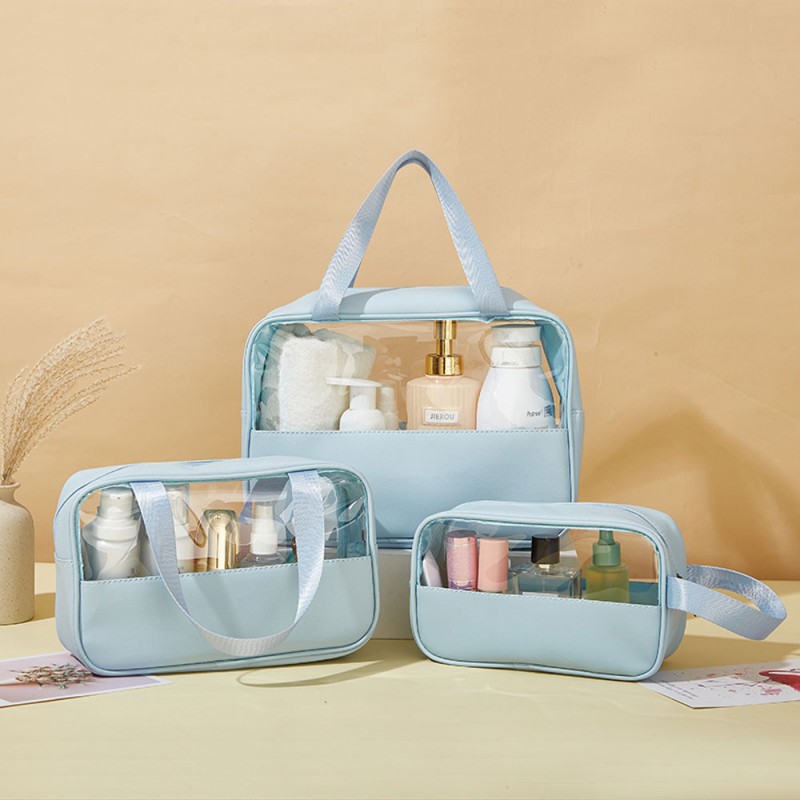 Toiletry Bag Supplier - Wholesale Large Capacity Portable Transparent PVC