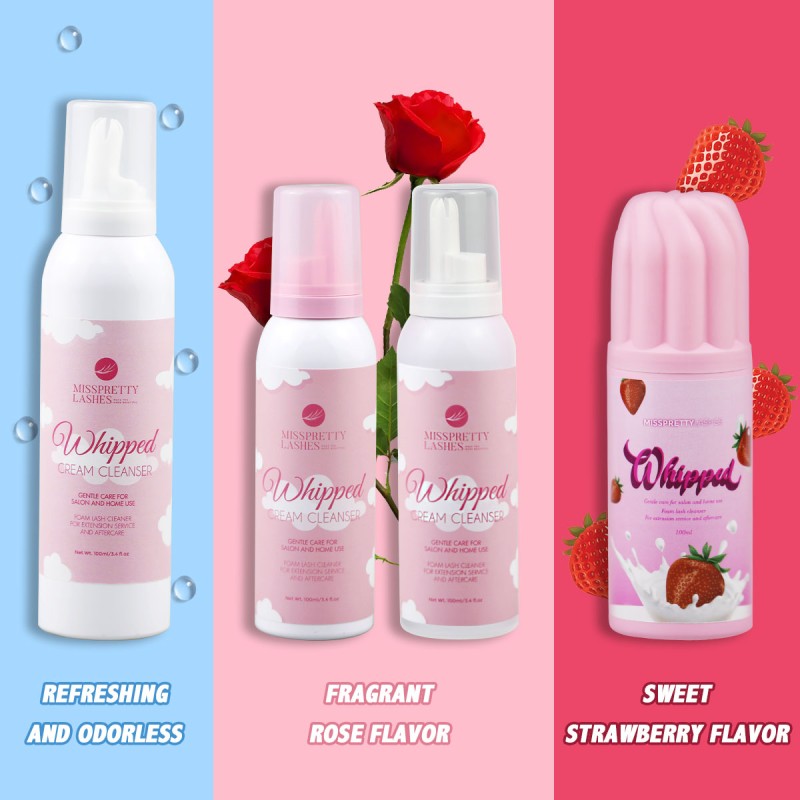 Lash Cleanser Supplier - OEM Halloween 100ml Vegan Whipped Cream Tear Free