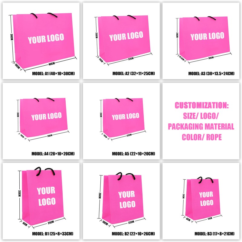 Paper Bags Manufacturer - OEM Custom Printed Reusable Shipping Gift