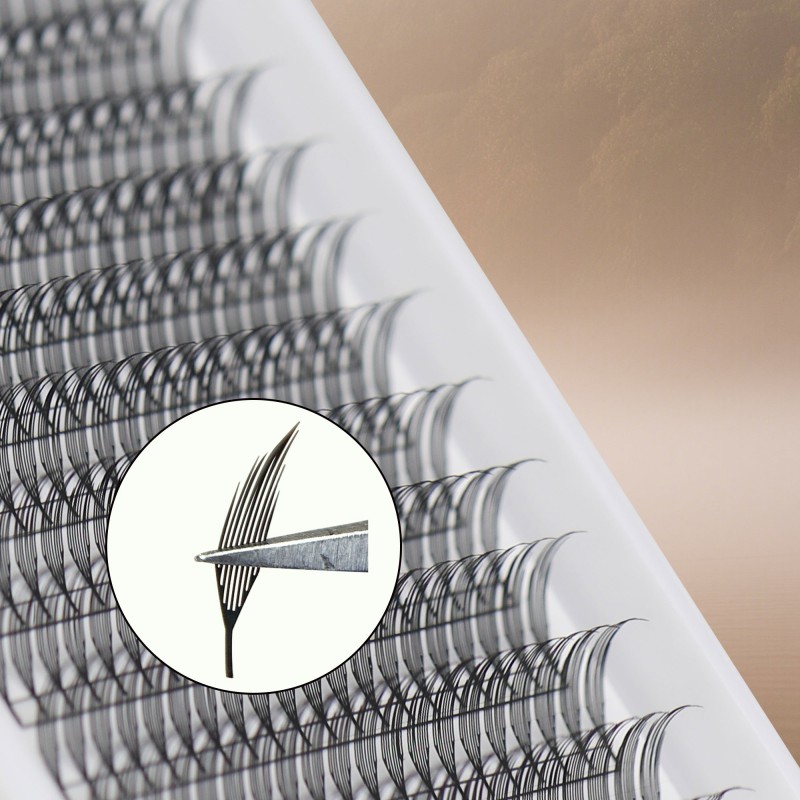 Eyelash Extension Supplier - OEM Individual Anime Comic Spire Korean PBT Fiber