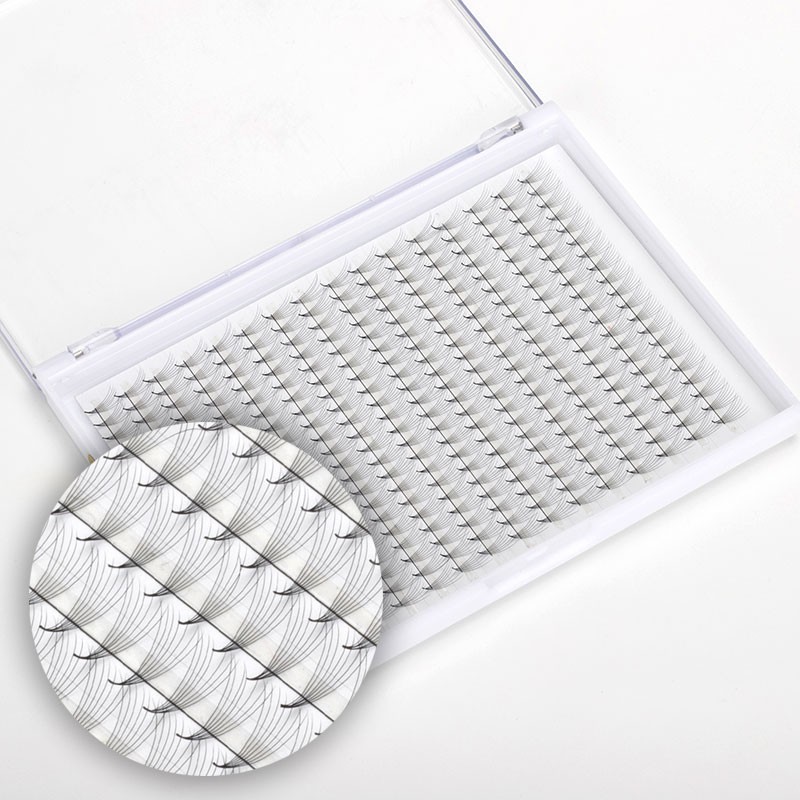 Eyelash Extension Supplier - OEM 0.07mm Premade 7D Apical Root BC Curl Lashes