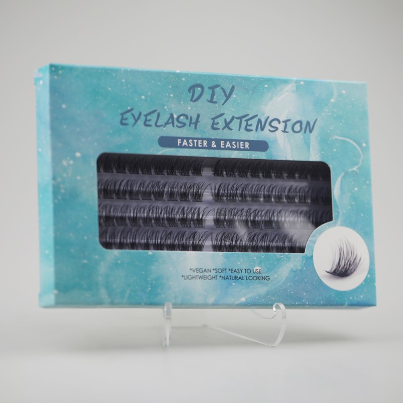 Eyelash Kit Manufacturer - Wholesale Individual Cluster Mink Fur DIY Colorful