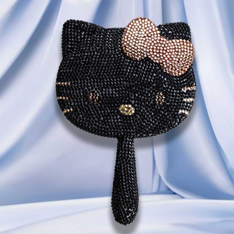 Makeup Mirror Factory - OEM Portable Plastic Lash Mirror Diamond Style