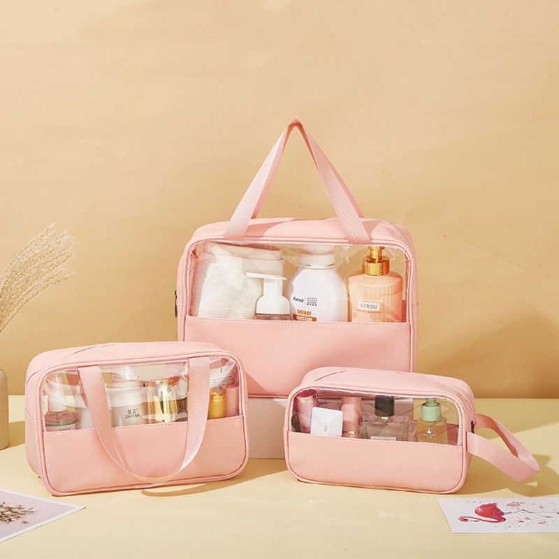 Toiletry Bag Supplier - Wholesale Large Capacity Portable Transparent PVC