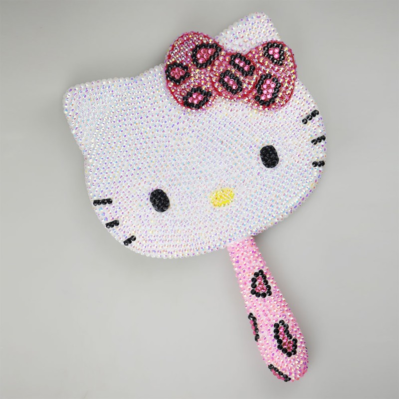 Lash Mirror Supplier - OEM Portable Diamond Style Travel Makeup Tool